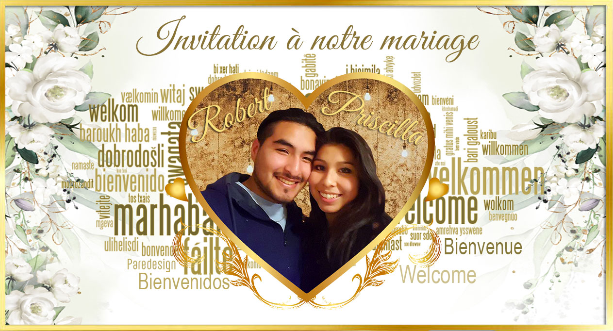 Mariage de Priscilla et Robert